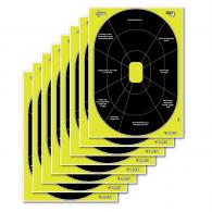 Allen EZ Aim Splash Non-Adhesive Paper 12" x 17" Oval Yellow/Black 8 Per Pack - 15220 Allen EZ Aim Splash Non-Adhesive Paper 12" x 17" Oval Yellow/Black 8 Per Pack - 15220