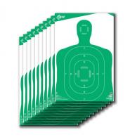 Allen EZ Aim Paper Target 12" x 18" Silhouette Green/White 10 Pack - 15204