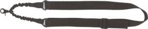 Allen Solo Single Point Sling 1.50" W x 42"-54" L Adjustable Black Webbing for Rifle - 8910