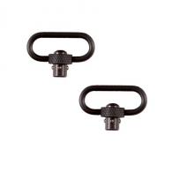 Allen Quick Detach Swivel Set 1.25" Push Button Black Steel - 14516