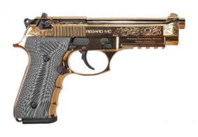 EUROPEAN AMERICAN ARMORY Girsan Regard MC Deluxe 9mm 4.90" Gold Plated Engraved 18+1 - 390088 EUROPEAN AMERICAN ARMORY Girsan Regard MC Deluxe 9mm 4.90" Gold Plated Engraved 18+1 - 390088