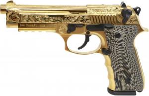EUROPEAN AMERICAN ARMORY Girsan Regard MC Deluxe 9mm 4.90" Gold Plated Engraved 18+1 - 390088