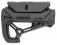 FAB Defense GL-Core S CP Buttstock with Adjustable Cheekrest Matte Black Synthetic for AR15/M4 - FX-GLCORESCP