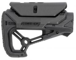 FAB Defense GL-Core S CP Buttstock with Adjustable Cheekrest Matte Black Synthetic for AR15/M4 - FX-GLCORESCP FAB Defense GL-Core S CP Buttstock with Adjustable Cheekrest Matte Black Synthetic for AR15/M4 - FX-GLCORESCP