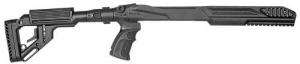 FAB Defense UAS-R Precision Stock Conversion Kit Left Side Folding w/Adj Cheekrest Matte Black Synthetic for Ruger