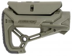FAB Defense GL-Core CP Buttstock with Adjustable Cheekrest OD Green Synthetic for AR15/M4 - FX-GLCORECPG FAB Defense GL-Core CP Buttstock with Adjustable Cheekrest OD Green Synthetic for AR15/M4 - FX-GLCORECPG