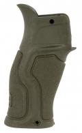 FAB Defense Gradus Pistol Grip AR-15 OD Green Polymer w/Rubber Overmold - FX-GRADUSG
