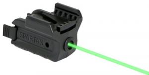 LaserMax Spartan Green Laser 520nm Minimum 1" Picatinny/Weaver Rail Black - SPSG