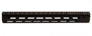 Troy Ind SRAIML115BT00 Battle Rail 15" L Aluminum with Black Anodized Finish & M-LOK Slots for AR-15 - 609