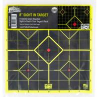 Pro-Shot Splatter Sight-In Self-Adhesive Adhesive Paper 8" Diamond Yellow/Black 6 Per Pack - 8SI-GREEN-6PK Pro-Shot Splatter Sight-In Self-Adhesive Adhesive Paper 8" Diamond Yellow/Black 6 Per Pack - 8SI-GREEN-6PK