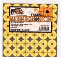 Pro-Shot Peel & Stick 1" Orange Target Dots 10 Per Pack - 1RDOT-360 Pro-Shot Peel & Stick 1" Orange Target Dots 10 Per Pack - 1RDOT-360
