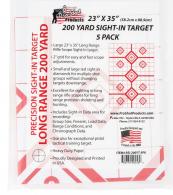 Pro-Shot Rifle Sight-In Paper 23" x 35" Diamond Red/White 5 Pack - RSI-200YT-5PK Pro-Shot Rifle Sight-In Paper 23" x 35" Diamond Red/White 5 Pack - RSI-200YT-5PK