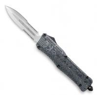 Cobra Tec Knives CTK-1 Dagger 2.75" Plain D2 Steel Carbon Fiber Aluminum Handle OTF - SCFCTK1SDADNS