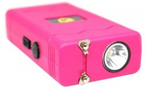 Guard Dog Disabler Stun Gun with Flashlight Pink Rubber Coated - SDGDDHVPK