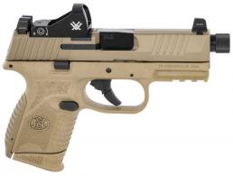 FN 509 Compact Tactical Flat Dark Earth Viper Red Dot 9mm Pistol - 66100797