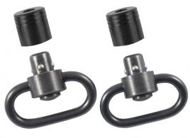 Outdoor Connection Push Button Swivel Set 1.25" Black Steel