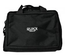 RUKX GEAR Double Pistol 2 Handguns Black 600D Polyester - ATICTDPCB