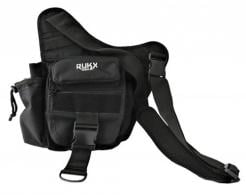 Rukx Gear Sling Bag Black 600D Polyester Sling Bag