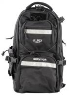 RUKX GEAR Survivor Backpack 600D Polyester 20" x 11" x 10" Black - ATICTSURB RUKX GEAR Survivor Backpack 600D Polyester 20" x 11" x 10" Black - ATICTSURB