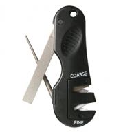 AccuSharp 4-in-1 Knife & Tool Sharpener Fine, Coarse Diamond Tungsten Carbide Sharpener Plastic Handle Black - 029C