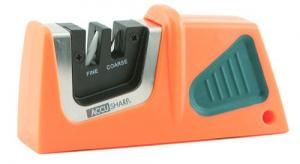 AccuSharp Pull-Through Sharpener Fine Diamond Tungsten Carbine Sharpener Plastic Handle Orange