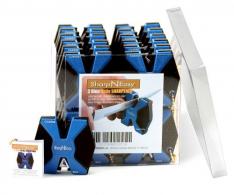 AccuSharp SharpNEasy 2-Step Fine, Coarse Ceramic Stone Sharpener Plastic Handle Black/Blue 24 Pack - 334CD AccuSharp SharpNEasy 2-Step Fine, Coarse Ceramic Stone Sharpener Plastic Handle Black/Blue 24 Pack - 334CD