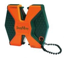 AccuSharp SharpNEasy 2-Step Fine, Coarse Ceramic Sharpener Plastic Handle Black/Orange - 336C AccuSharp SharpNEasy 2-Step Fine, Coarse Ceramic Sharpener Plastic Handle Black/Orange - 336C