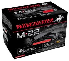 Winchester Ammo M-22 22 LR 40 gr Black Copper Plated Round Nose 2000 Bx/2 Cs (Bulk) - S22LRTPB Winchester Ammo M-22 22 LR 40 gr Black Copper Plated Round Nose 2000 Bx/2 Cs (Bulk) - S22LRTPB