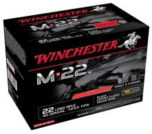 Winchester Ammo M-22 22 LR 40 gr Black Copper Plated Round Nose 2000 Bx/2 Cs (Bulk) - S22LRTPB