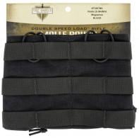 TACSHIELD (MILITARY PROD) Speed Load Double Rifle Mag Pouch Black 1000D Nylon