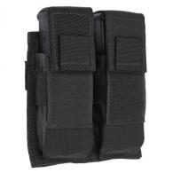 TACSHIELD (MILITARY PROD) Universal Double Pistol Mag Pouch Black 1000D Nylon