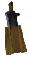 Tac Shield Single Speed Load Pistol Molle Pouch, Black - T3606BK