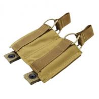 TACSHIELD (MILITARY PROD) Speed Load Single Pistol Mag Pouch Coyote 1000D Nylon - T3606CY TACSHIELD (MILITARY PROD) Speed Load Single Pistol Mag Pouch Coyote 1000D Nylon - T3606CY