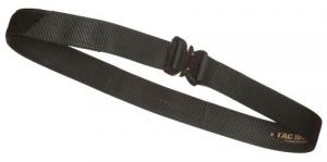TACSHIELD (MILITARY PROD) Tactical Gun Belt with Cobra Buckle 30"-34" Webbing Black Small 1.75" Wide - T303-SMBK