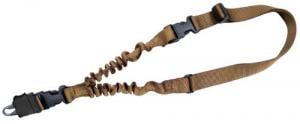 Tacshield Shock Sling with Double QRB 1.25" W Single-Point Coyote Webbing for Rifle/Shotgun - T6010CY Tacshield Shock Sling with Double QRB 1.25" W Single-Point Coyote Webbing for Rifle/Shotgun - T6010CY