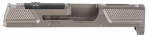 Grey Ghost Precision GGP-365 V2 Stripped Slide fits SIG Sauer P365 Frames Optic Cut Machined 17-4 Billet Stainless Steel DLC Coa - GGP365GRY2