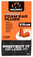 Walkers Foam Ear Plugs Counter Display 32 dB Orange 100 Pair (200 Count) - GWP-FOAMPLUG