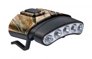 Cyclops Orion Tilt Hat Clip 27 Lumens LED Camo CR2032 Lithium Green/White Bulbs - CYC-HCDT-WGN