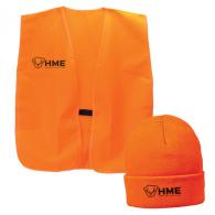 HME HMEVESTKCO Safety Vest/Beanie OSFA Orange Polyester - 220