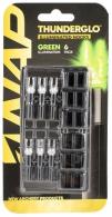 NAP Thunderglo Illuminated Nock Green 6 Pack