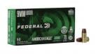 Federal American Eagle IRT Lead Free Full Metal Jacket 9mm Ammo 50 Round Box
