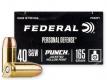 Federal Premium Personal Defense Punch Jacketed Hollow Point 40 S&W Ammo 21 Round Box - PD40P1