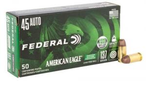 Federal American Eagle IRT Lead Free Full Metal Jacket 45 ACP Ammo 140gr 50 Round Box - AE45LF1 Federal American Eagle IRT Lead Free Full Metal Jacket 45 ACP Ammo 140gr 50 Round Box - AE45LF1