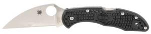 Spyderco Delica 4 Lightweight Wharncliffe 2.87" VG-10 Stainless Steel Full-Flat FRN Black Handle Folding - C11FPWCBK