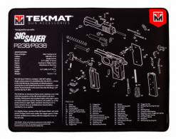 TekMat Sig Sauer P238 Ultra Cleaning Mat Black/White Rubber 20" Long Sig P238 Parts Diagram - 1028 TekMat Sig Sauer P238 Ultra Cleaning Mat Black/White Rubber 20" Long Sig P238 Parts Diagram - 1028