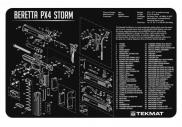 TekMat Original Cleaning Mat Beretta PX4 Storm 11"x 17" - TEKR17BERPX4