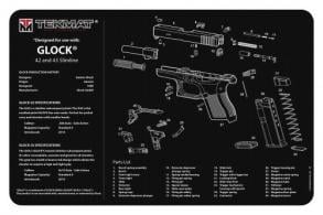 TekMat TEKR174243 Original Cleaning Mat For Glock 42/43 Parts Diagram 11" x 17" - TEKR17GLOCK4243 TekMat TEKR174243 Original Cleaning Mat For Glock 42/43 Parts Diagram 11" x 17" - TEKR17GLOCK4243