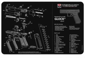 TekMat TEKR17G5 Original Cleaning Mat For Glock Gen5 Parts Diagram 11" x 17" - TEKR17GLOCKG5