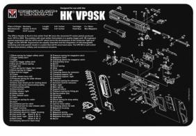 TekMat Original Cleaning Mat HK VP9SK Parts Diagram 11" x 17" - TEKR17HKVP9SK