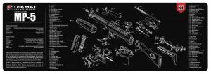 TekMat Original Cleaning Mat HK MP5 Parts Diagram 12" x 36" - TEKR36HKMP5 TekMat Original Cleaning Mat HK MP5 Parts Diagram 12" x 36" - TEKR36HKMP5